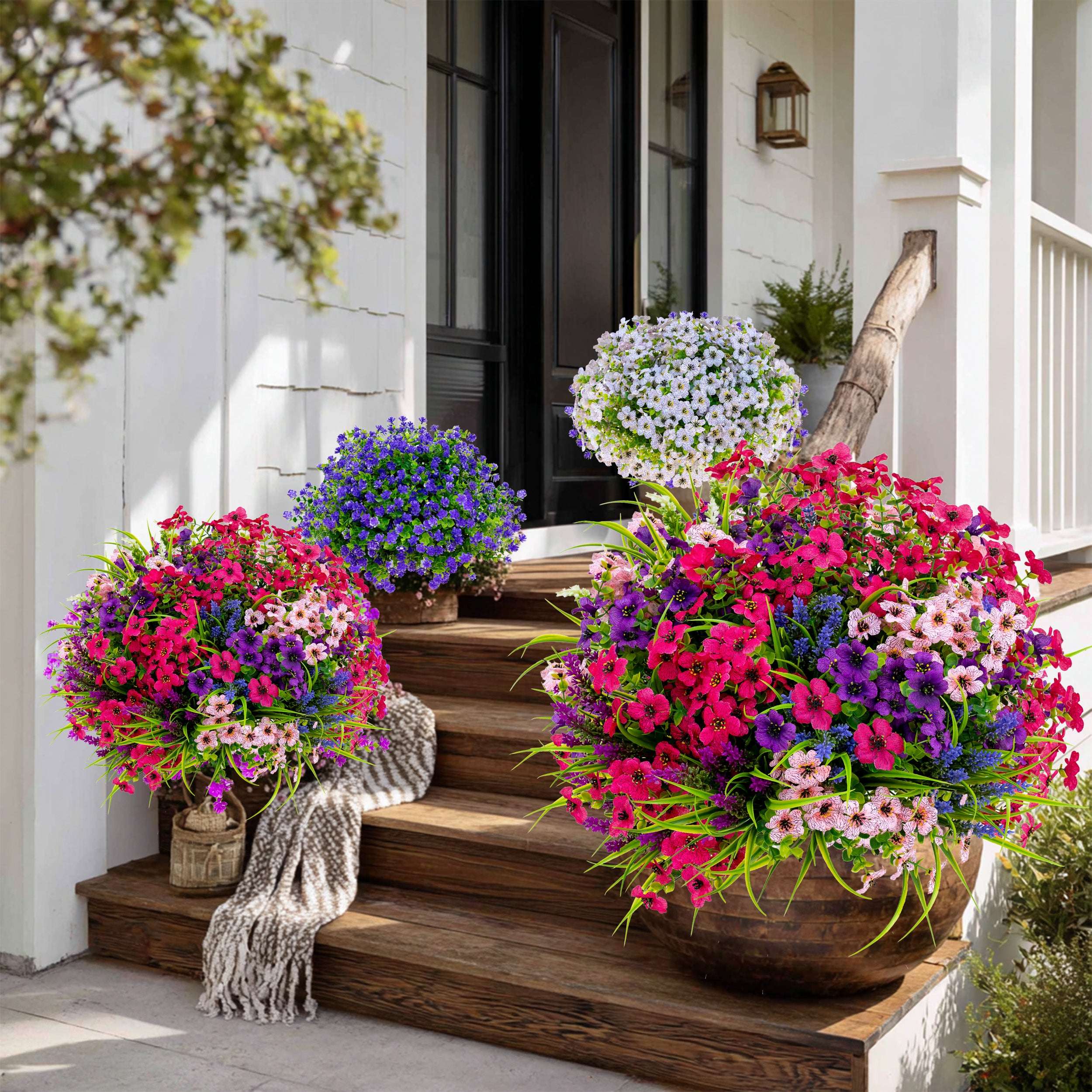UV Resistant Artificial Flowers: Outdoor Home Wedding Decor