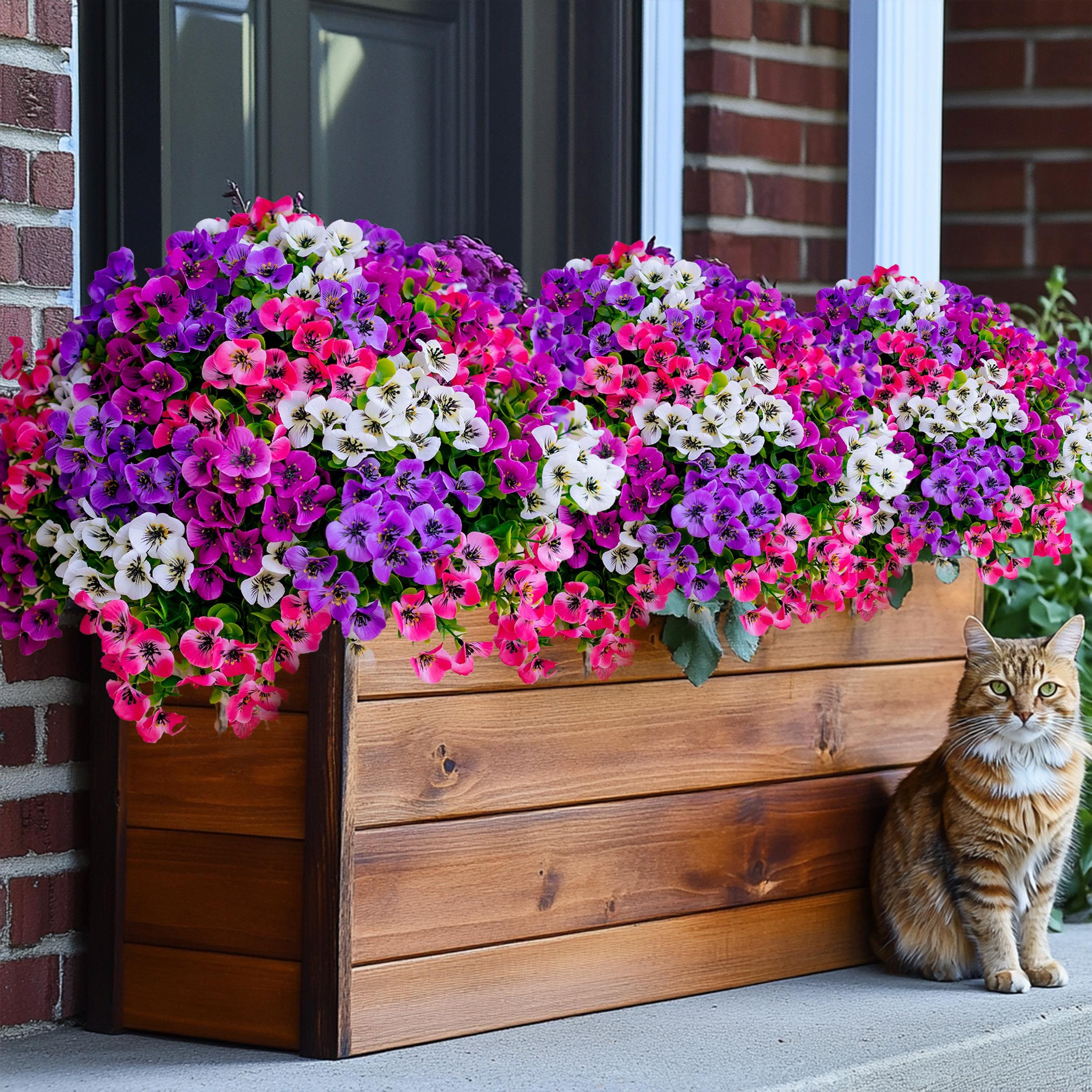 Artificial Pansies: UV Resistant Faux Flowers for Outdoor Decor