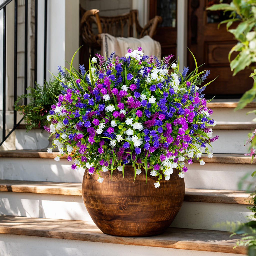 UV Resistant Artificial Flowers: Outdoor Faux Boxwood Greenery