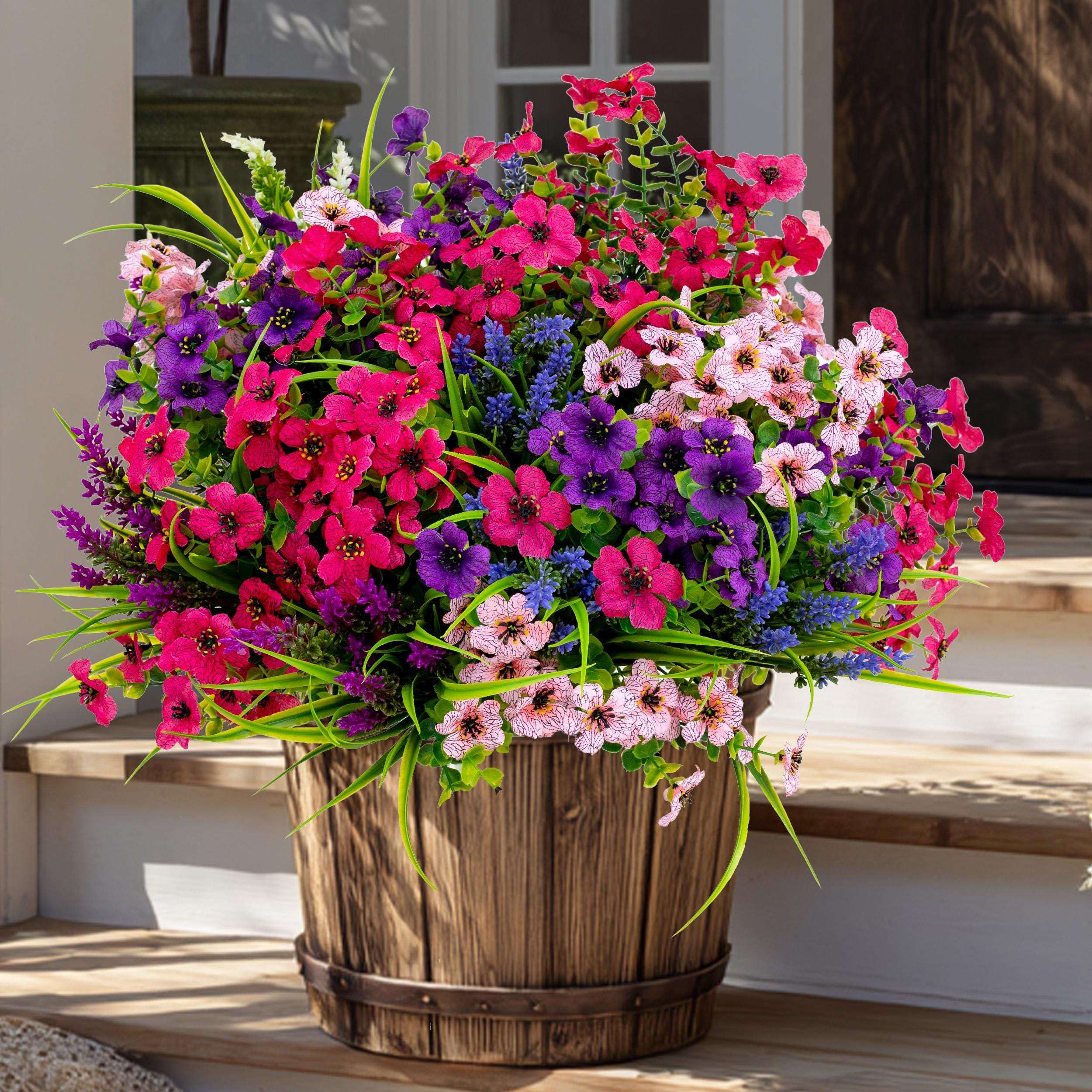 UV Resistant Artificial Flowers: Outdoor Home Wedding Decor