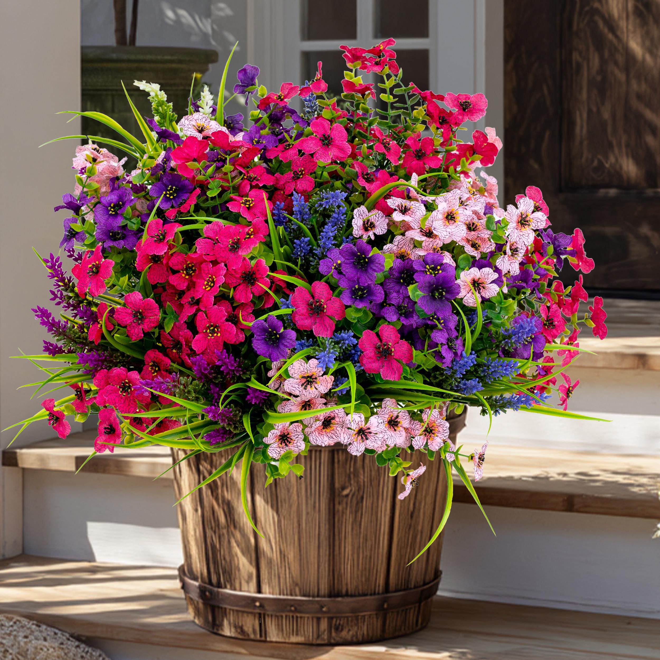 UV Resistant Artificial Flowers: Outdoor Home Wedding Decor