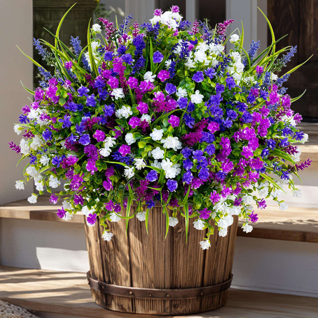 UV Resistant Artificial Flowers: Outdoor Faux Boxwood Greenery