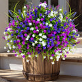 UV Resistant Artificial Flowers: Outdoor Faux Boxwood Greenery