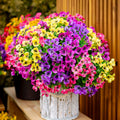 Artificial Pansies Flowers: UV Resistant Outdoor Home Decor