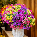Artificial Pansies Flowers: UV Resistant Outdoor Home Decor