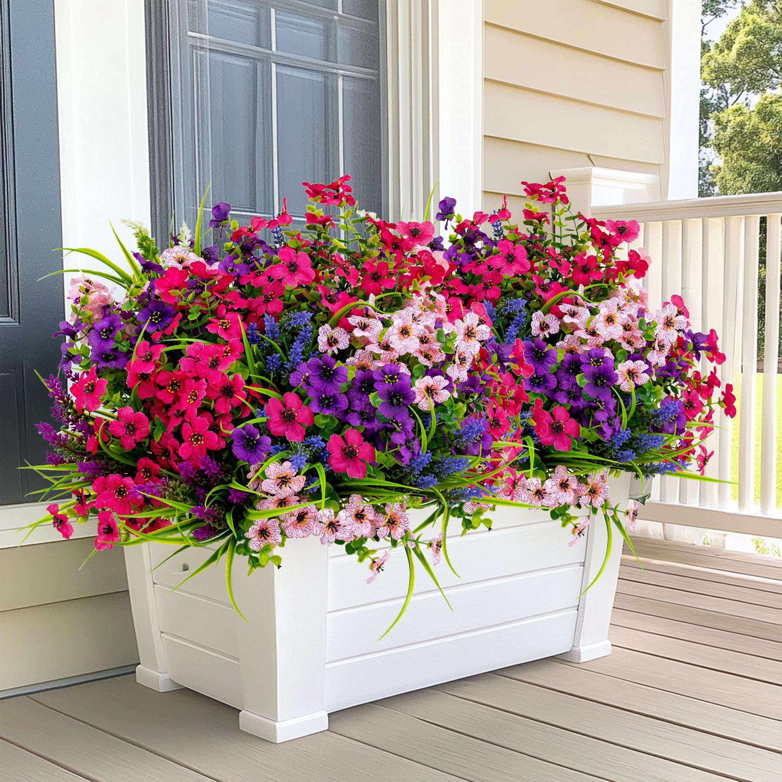 UV Resistant Artificial Flowers: Outdoor Home Wedding Decor