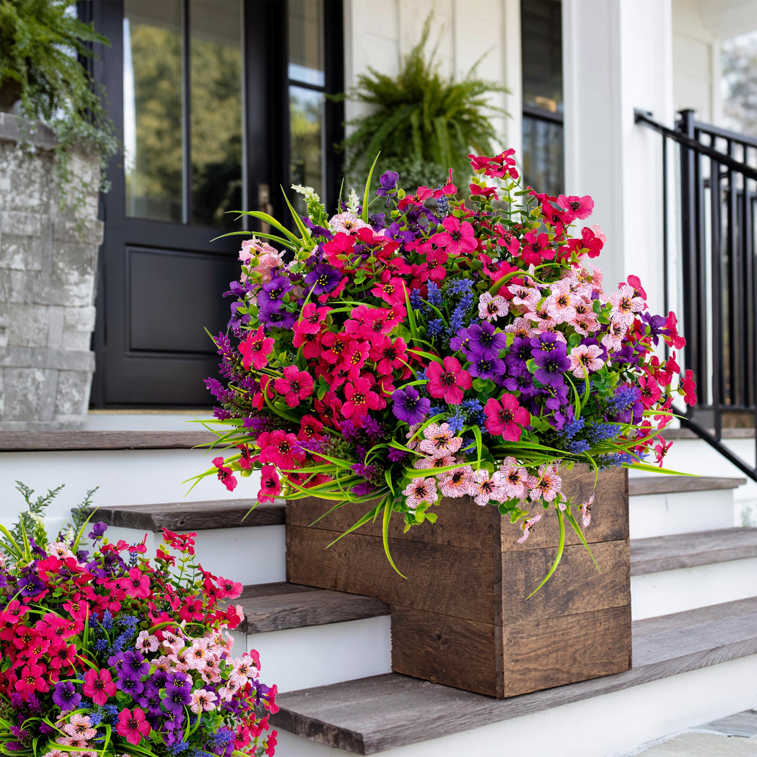 UV Resistant Artificial Flowers: Outdoor Home Wedding Decor