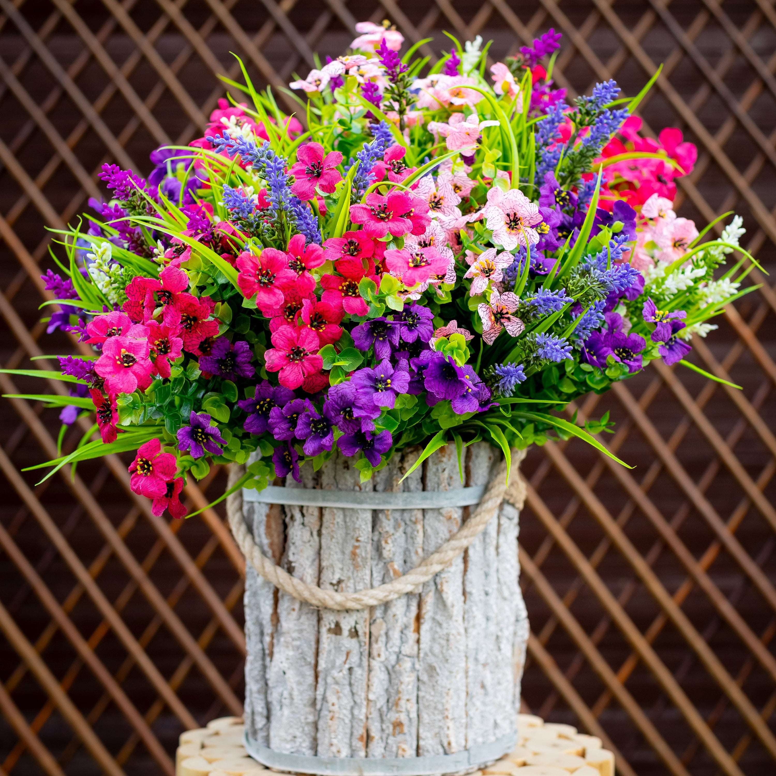 UV Resistant Artificial Flowers: Outdoor Home Wedding Decor