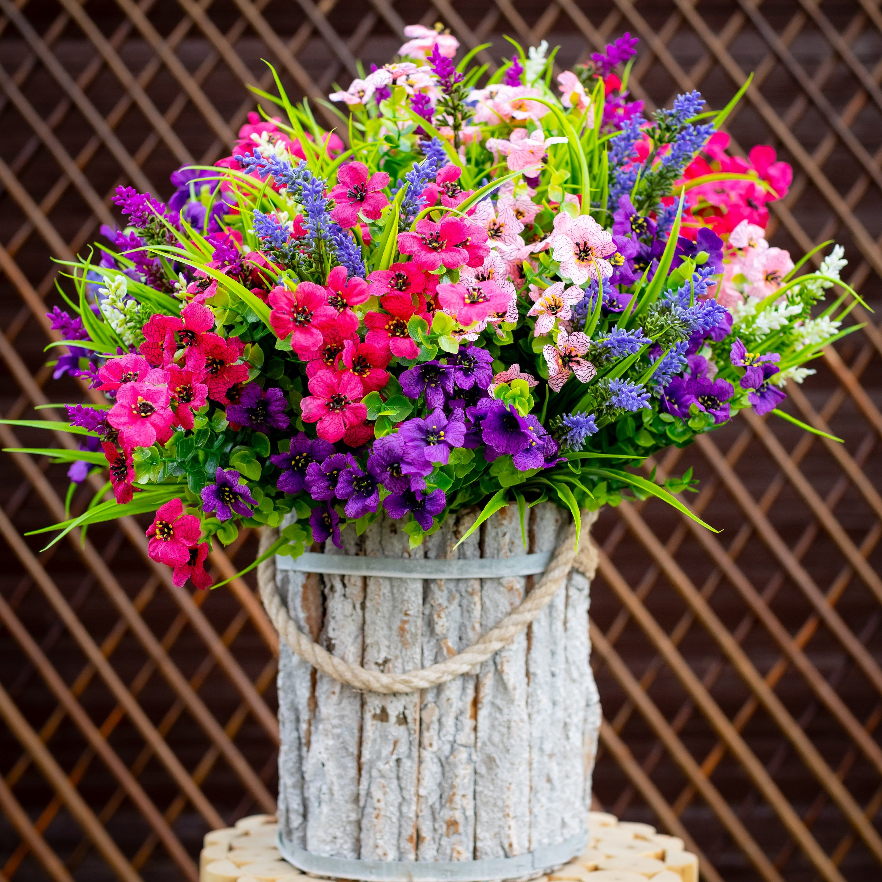 UV Resistant Artificial Flowers: Outdoor Home Wedding Decor