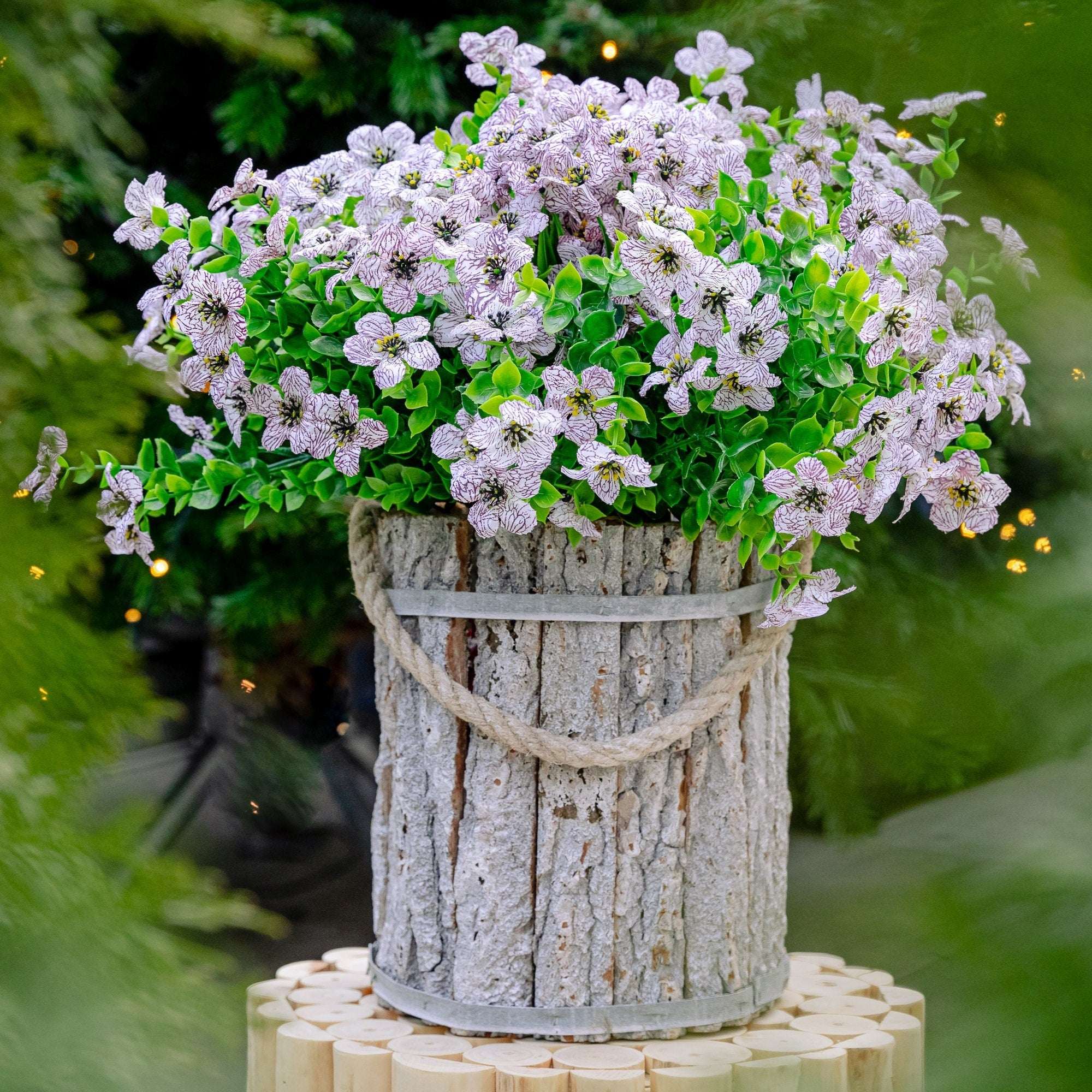 UV Resistant Artificial Flowers: Outdoor Home Decor, No Fade Greenery