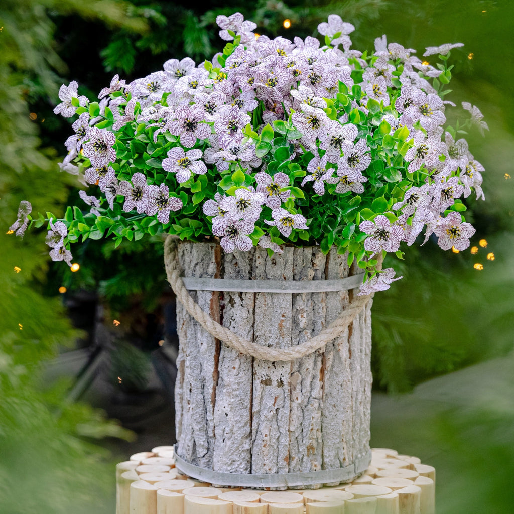UV Resistant Artificial Flowers: Outdoor Home Decor, No Fade Greenery
