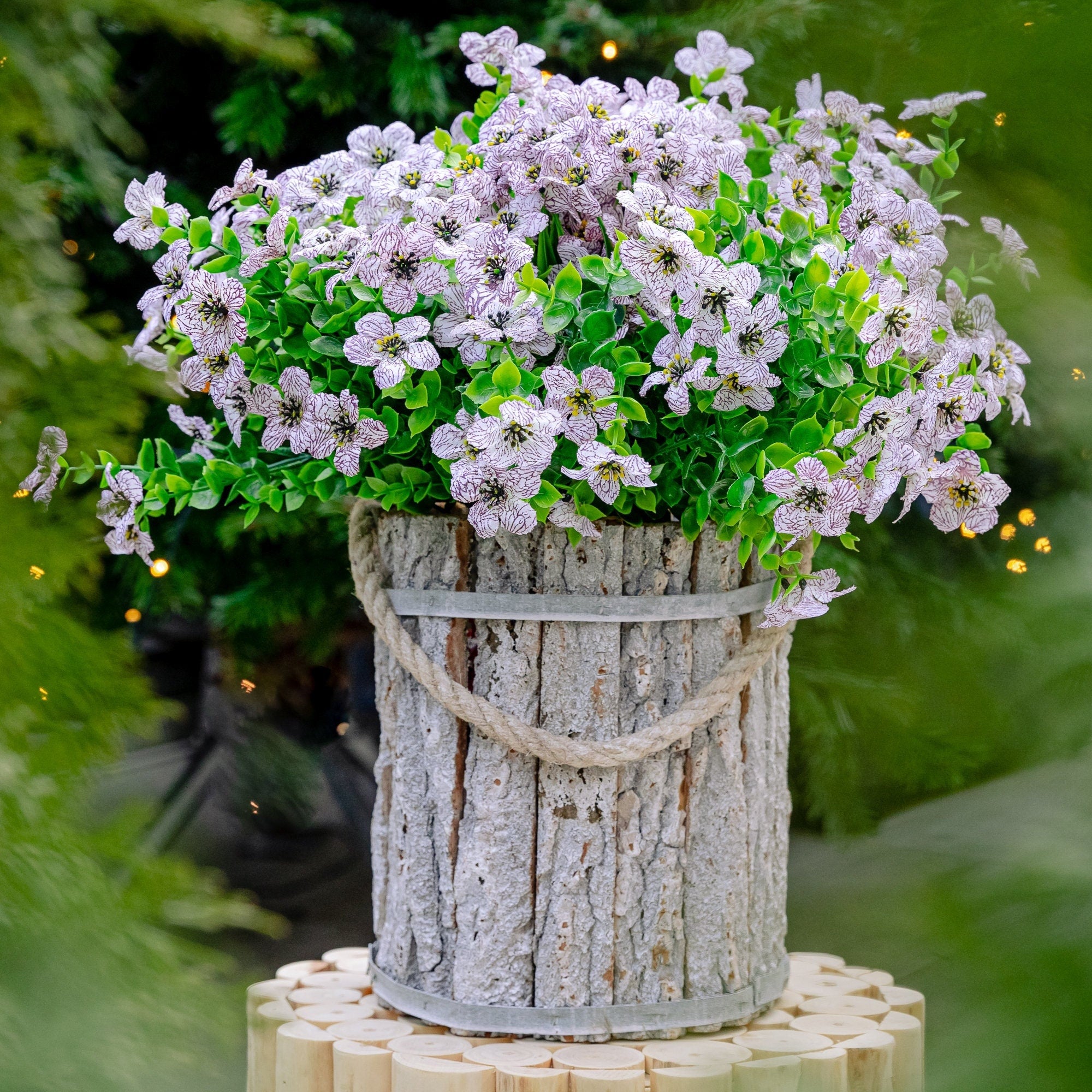 UV Resistant Artificial Flowers: Outdoor Home Decor, No Fade Greenery
